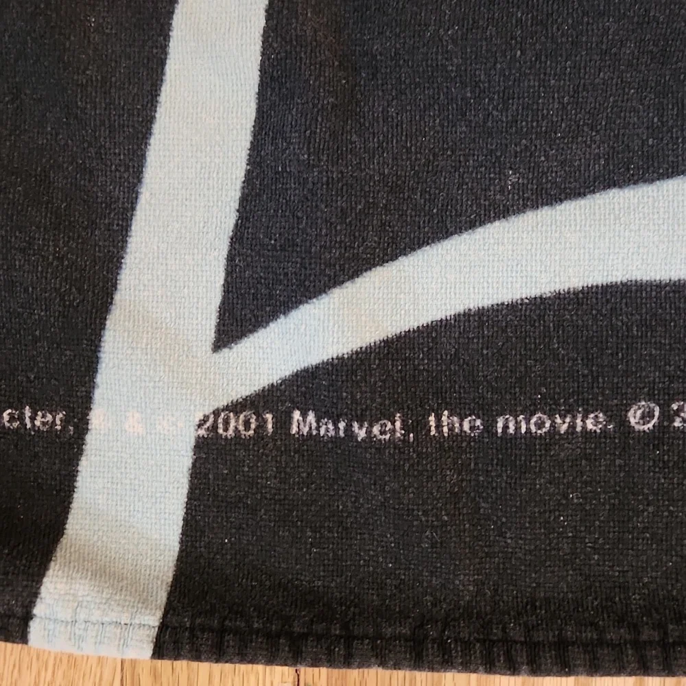 Vintage 2001 Original Spiderman Beach Towel Marvel Superhero